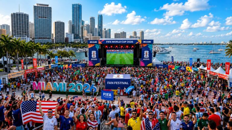 Miami sede latina del Mundial 2026 con Brasil, Colombia y Uruguay jugando en la ciudad más latina de Estados Unidos