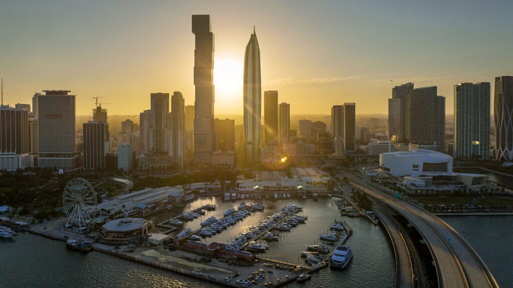 Render conceptual de Delano Residences Miami, el segundo edificio más alto de la ciudad con 90 pisos en el Downtown