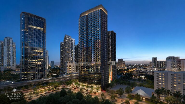 One Twenty Brickell Signature Residences Miami: torre de 40 pisos con apartamento y oficina privada escriturada en Brickell