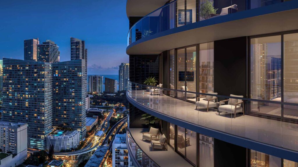 Mirador desde 120 signature, proyecto inmobiliario en Brickell, Miami
