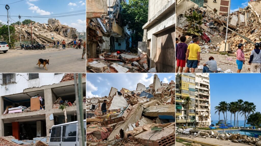 Familias venezolanas afectadas por terremotos de junio 2026 recibiendo ayuda humanitaria de Global Empowerment Mission