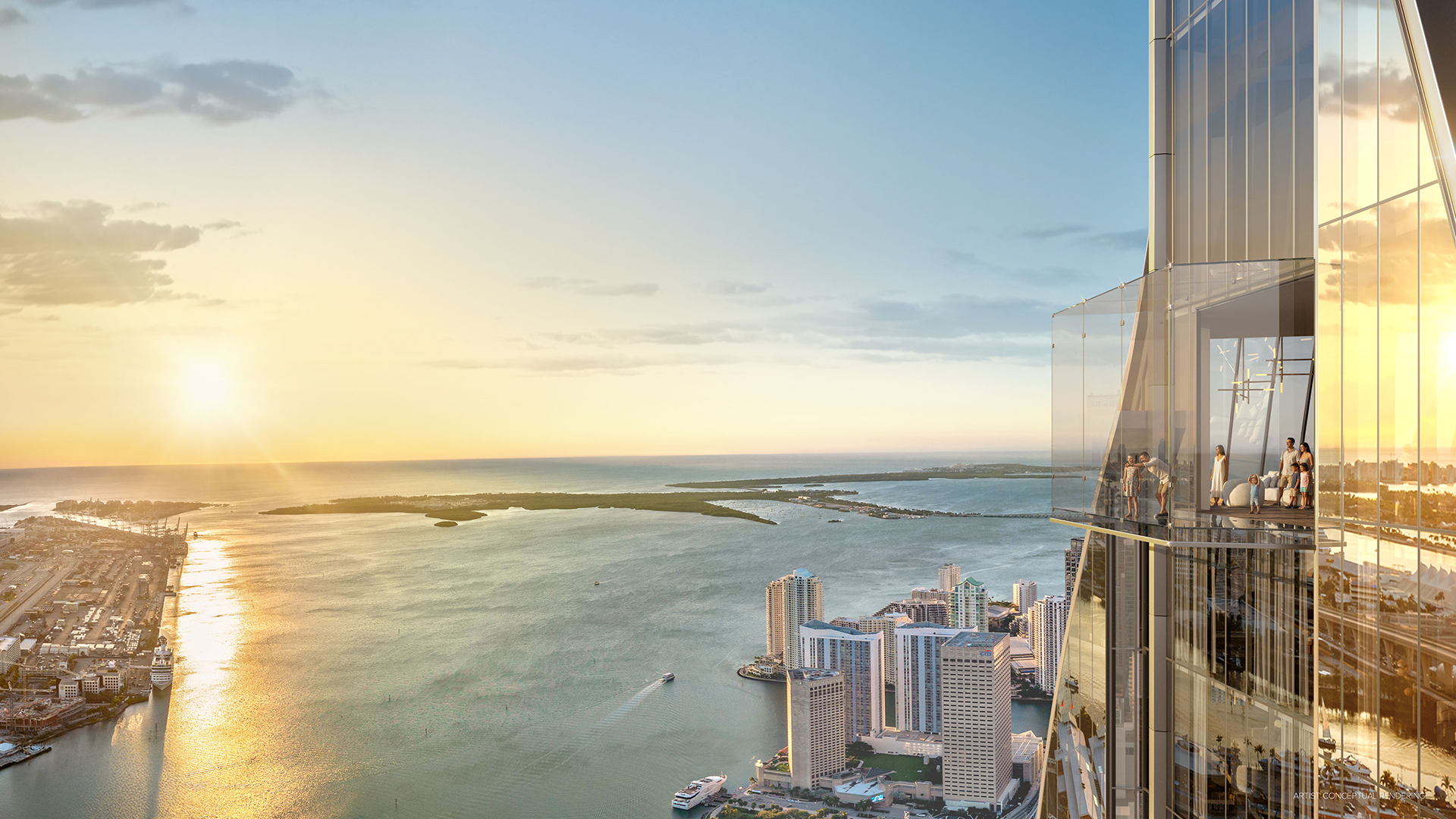 El primer observatorio oficial de Miami ubicado en el proyecto inmobiliario Delano Residences