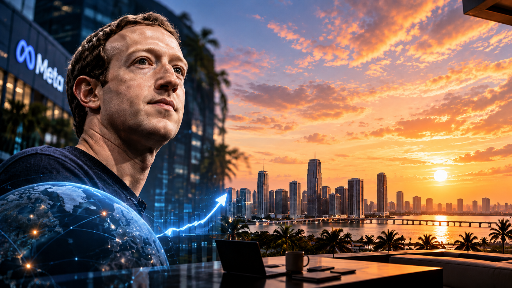 Mark Zuckerberg residente en Miami Florida