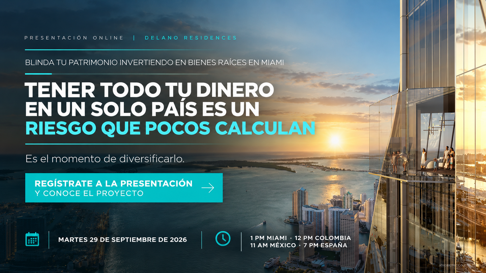Presentación exclusiva de Delano Residences, la segunda torre más alta de Miami